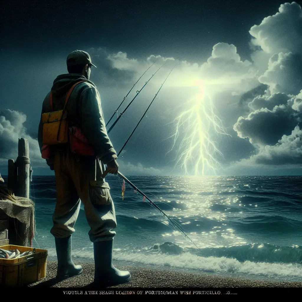 Representation of Experiencia de Medianoche de un Pescador: Presenciando un Destello Misterioso en Porticello